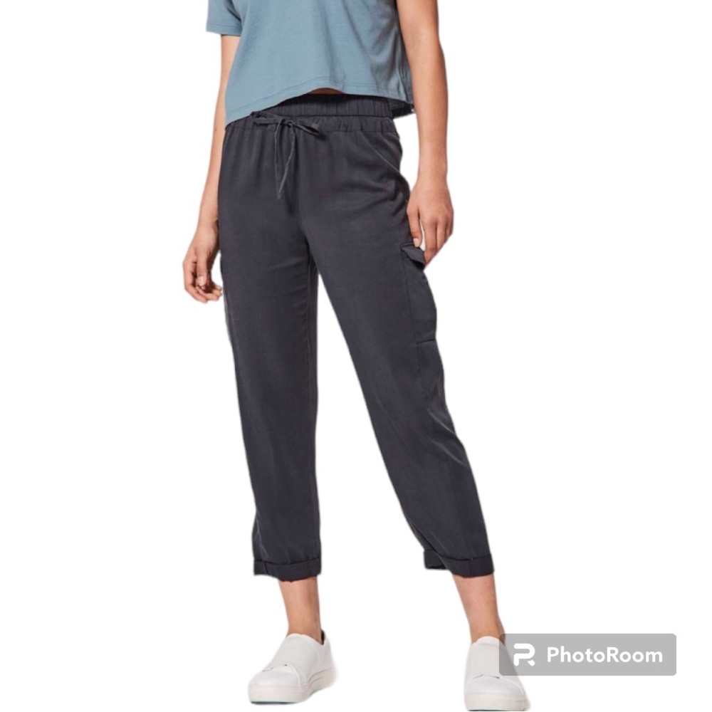 LULULEMON Move Lightly Tencel Pant *25" in Blue Tied Women’s Size 6